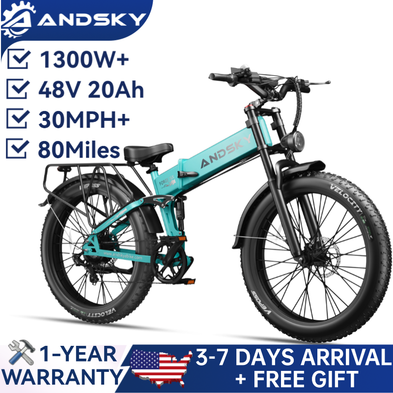 Commuting On Mountain Bike - ANDSKY Forge 26 Opvouwbare Elektrische Fiets