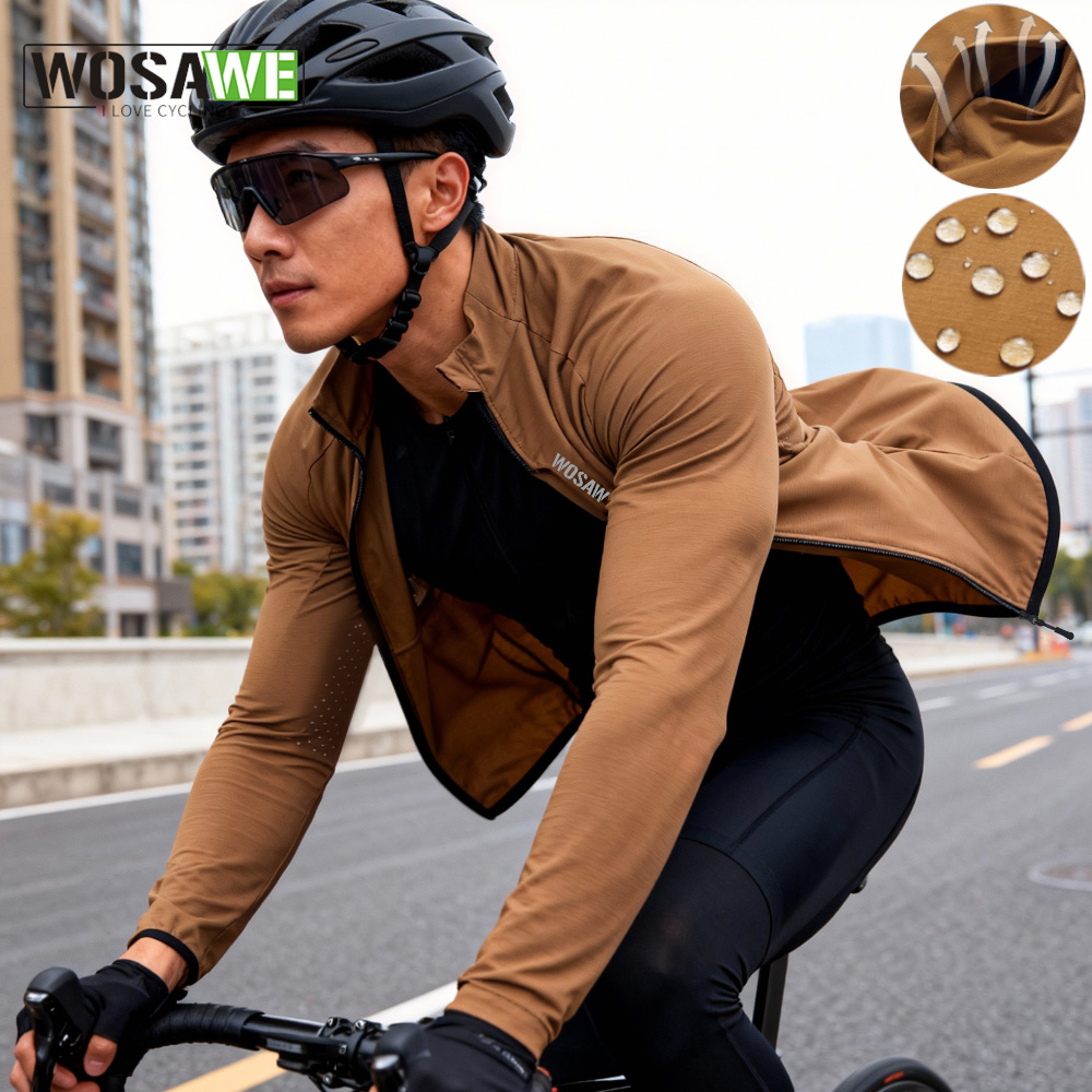 Cycling Commuter Jacket - WOSAWE Fietsen Windjack Unisex Zomerfietsjack Winddicht