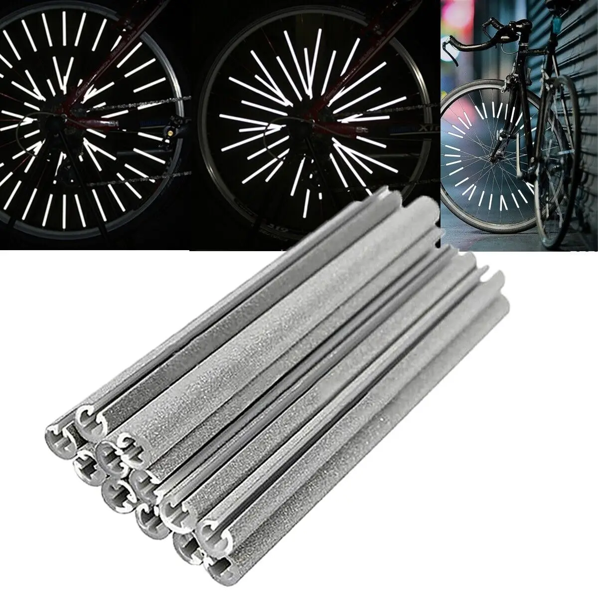 Spoke Reflector Set - 12 stks/set Fiets Spaak ABS Hoge