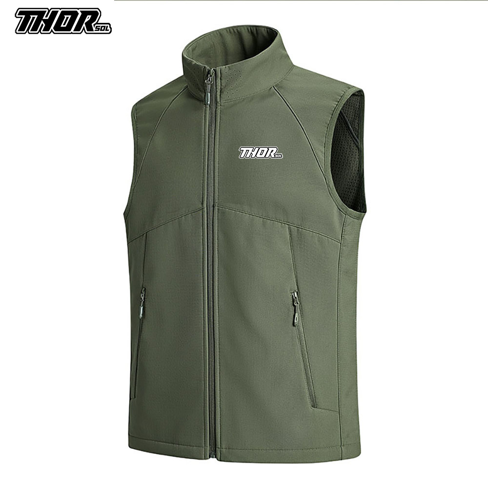 Cycling Commuter Jacket - THORSOL Winterfietsvest Winddicht Man MTB Gilet