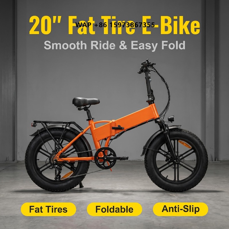 Commuter Cycling - Draagbare opvouwbare 20 inch elektrische mountainbike