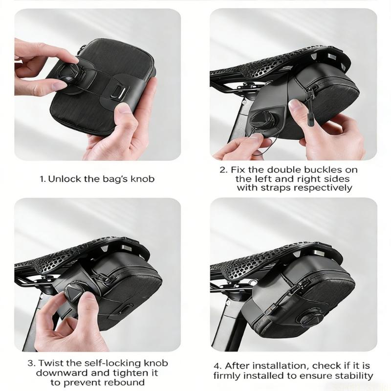 Saddle Bag Under Seat - U2JB Fietsen Zadeltas Achter Gereedschapszakjes Waterdichte