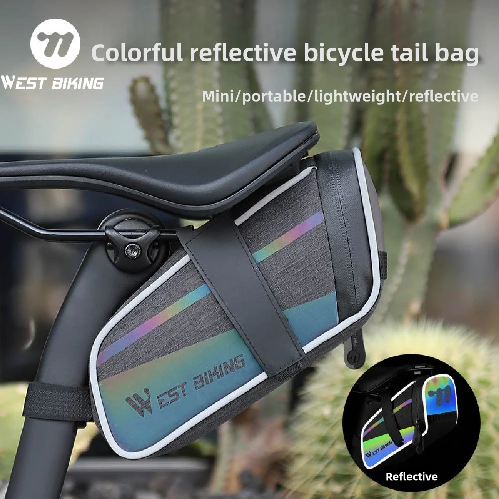Saddle Bag Under Seat - Fietszadeltas, kleine racefietszadeltas, 1,8 liter waterdichte