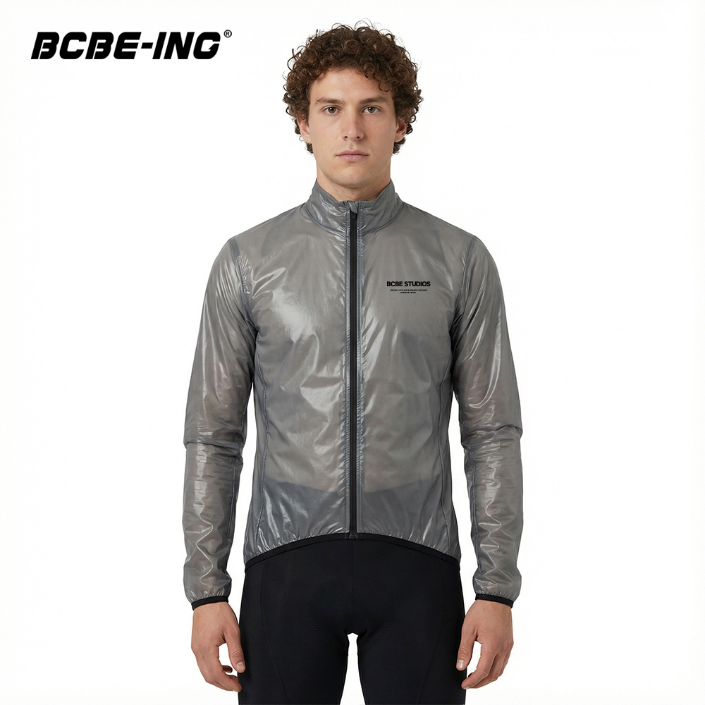 Cycling Rain Jacket Commute - BCBE-ING Fietsregenjas Lichtgewicht winddicht Waterdicht Fietswindjack