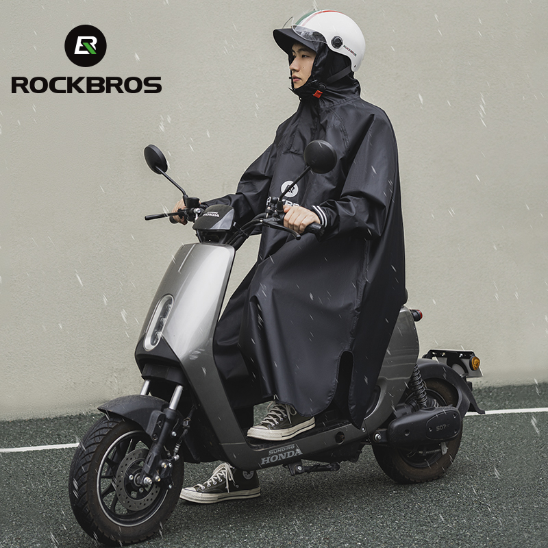 Cycling Commuter Rain Jacket - ROCKBROS Fietsregenjas Fietsjack Poncho Regendichte kapjas