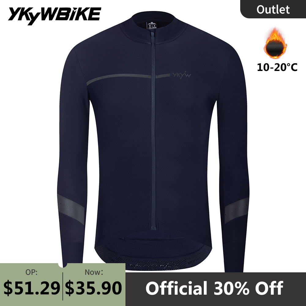 Cycling Commuter Jacket - YKYWBIKE Heren Winter Wielertrui Warm Racefiets