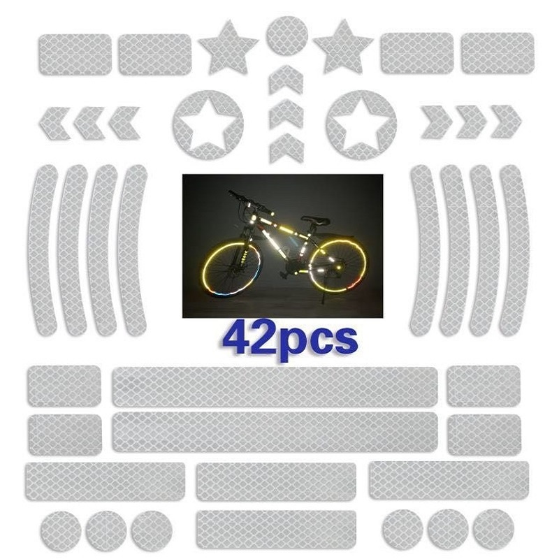 42 Stks/set Zelfklevende Refle - Spoke Reflector Set recensie en prijs