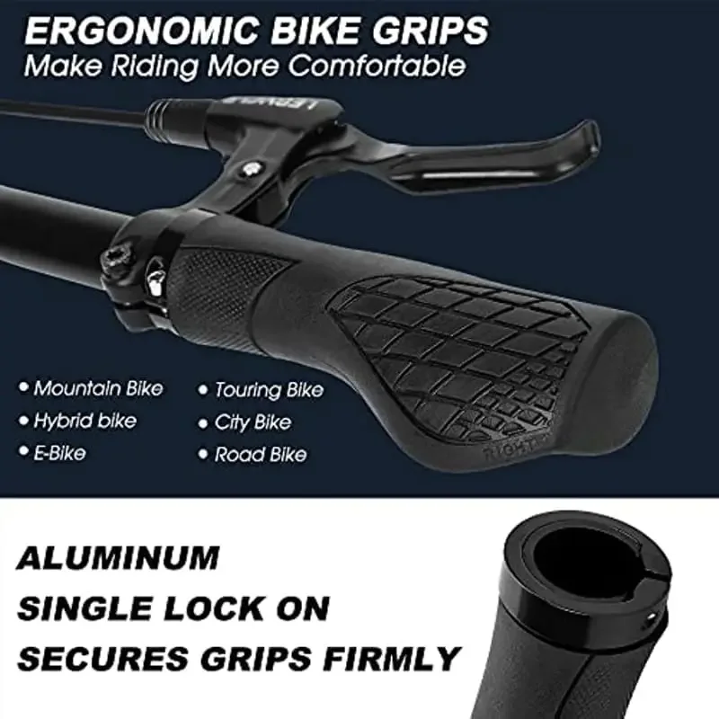 Rubberen Fietsgrepen met Enkel - Commuting On Mountain Bike recensie en prijs