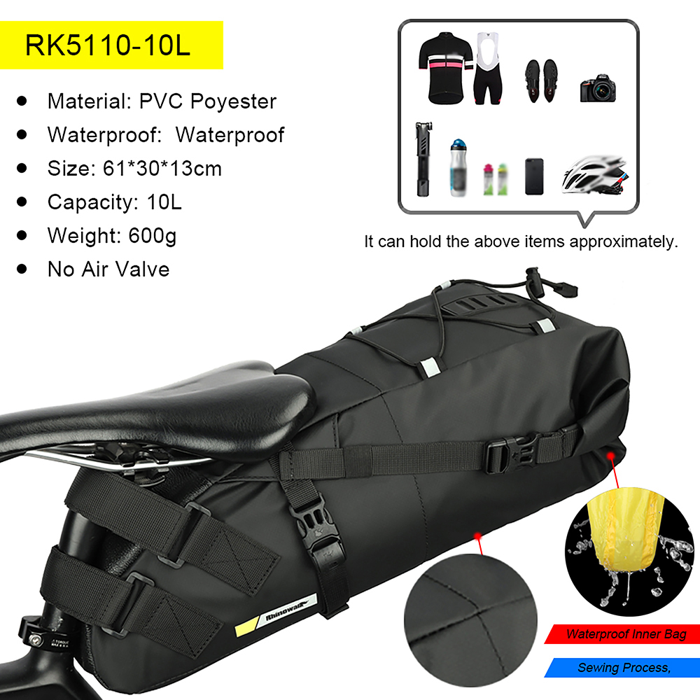 Fietszadeltas Waterdichte fiet - Saddle Bag Under Seat recensie en prijs