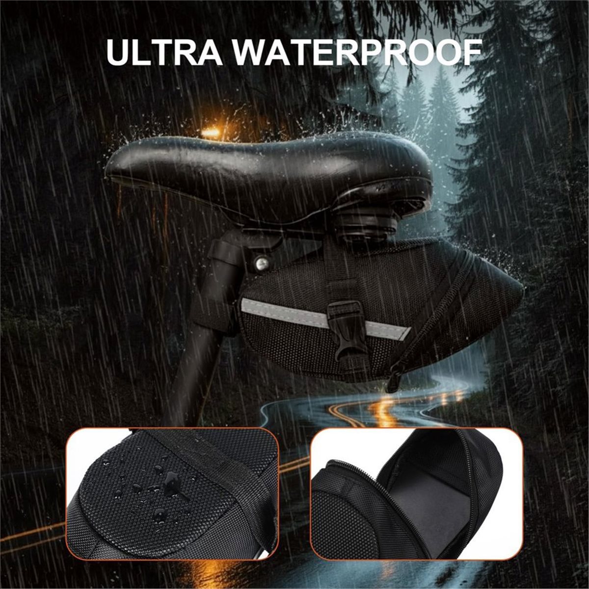B72ABG 2-pack fietstas, fietst - Saddle Bag Under Seat recensie en prijs