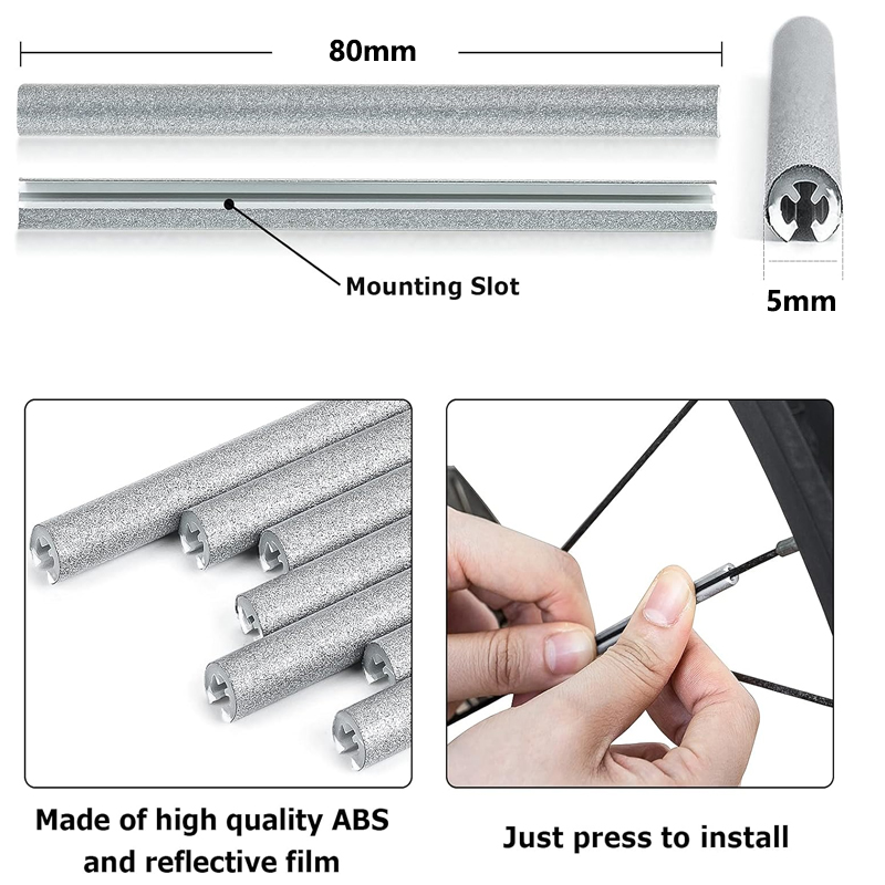 36/48/72/96 Stuks 8 cm Spaakre - Spoke Reflector Set recensie en prijs