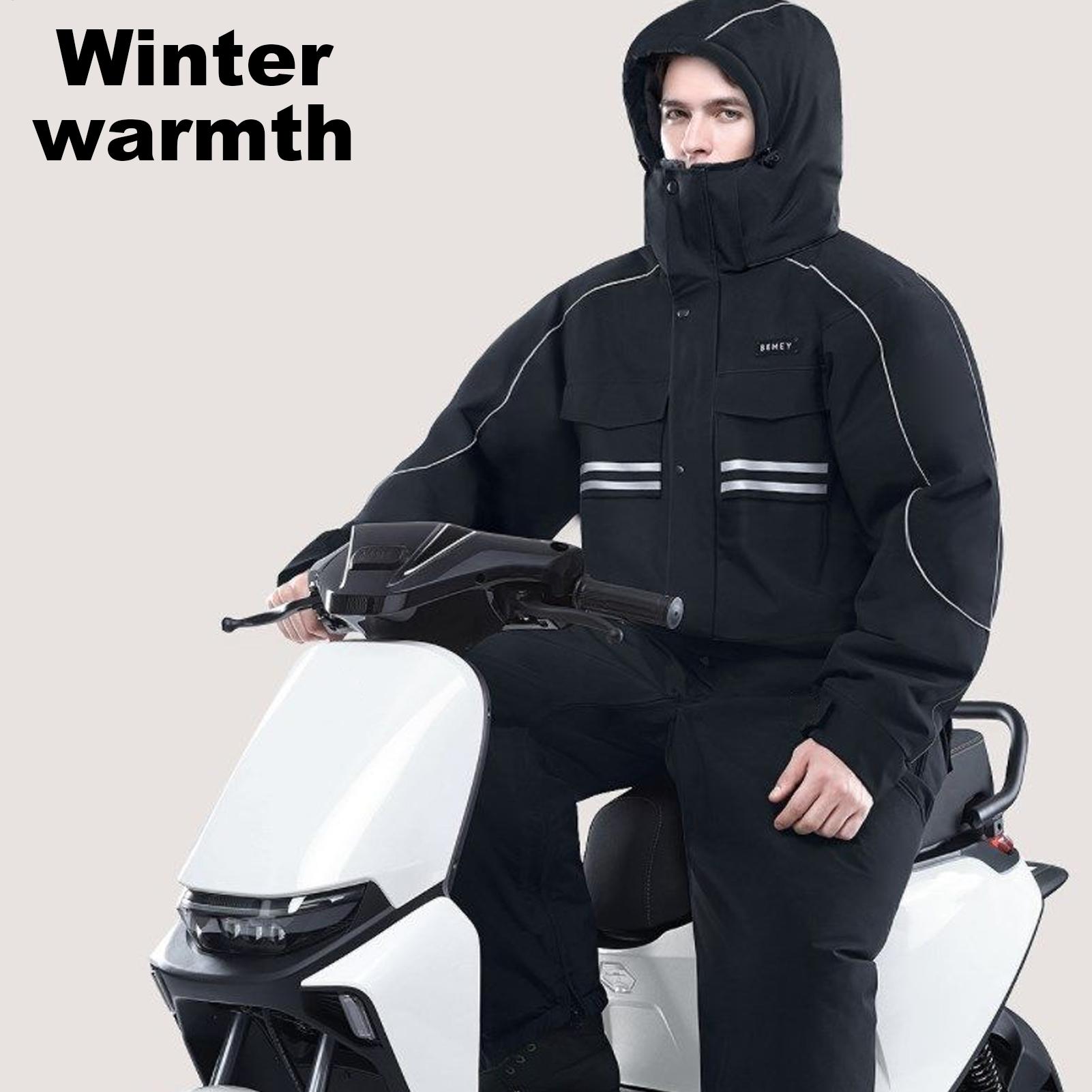 Motorwinterjas 4 zakken Warme  - Cycling Commute Clothes recensie en prijs