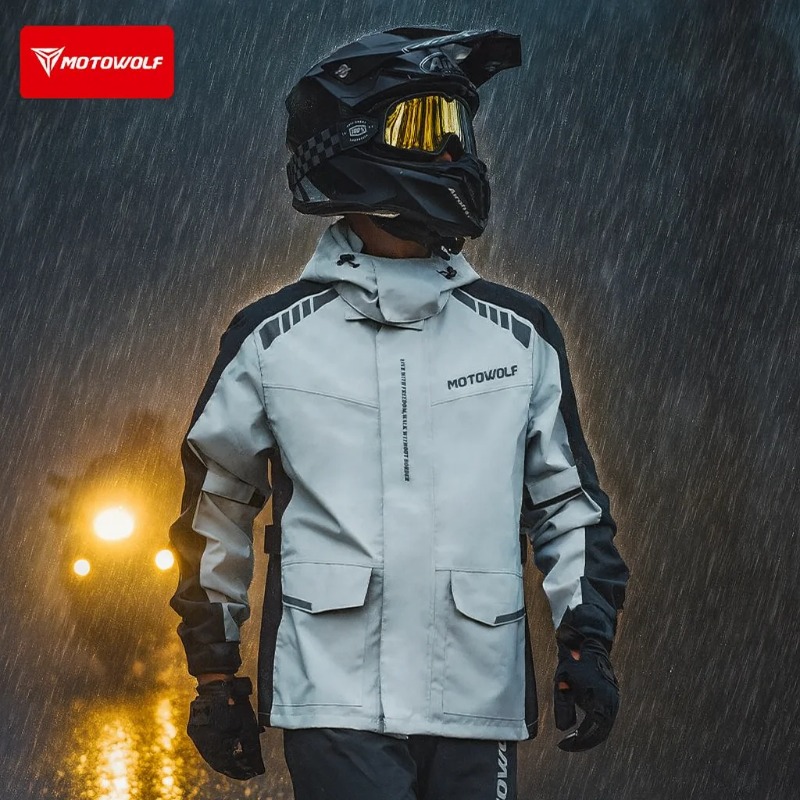 Motowolf reflecterende motorre - Cycling Commuter Rain Jacket recensie en prijs